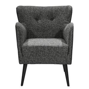 Fauteuil Londrina Geweven stof - Donkergrijs