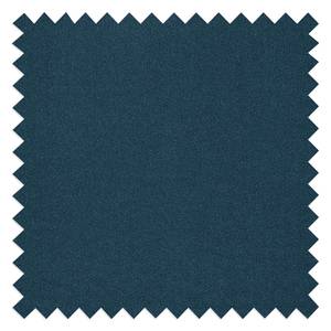 Fauteuil bergère Bellara Velours - Bleu jean - Avec repose-pieds