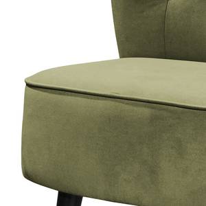 Fauteuil Lagarto Microfibre - Vert olive