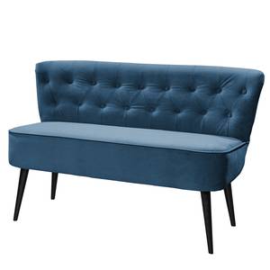 Sofa Lagarto (2-Sitzer) Microfaser - Marineblau