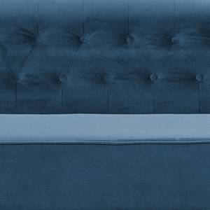 Sofa Lagarto (3-Sitzer) Microfaser - Marineblau