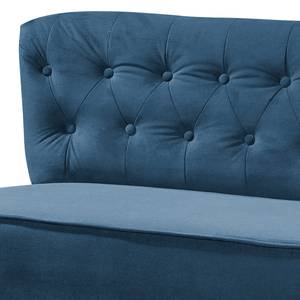 Sofa Lagarto (3-Sitzer) Microfaser - Marineblau