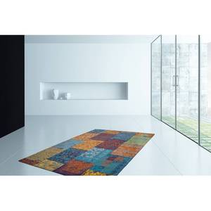 Tapis Symphony Tissu - Orange / Bleu Gris - 160 x 230 cm