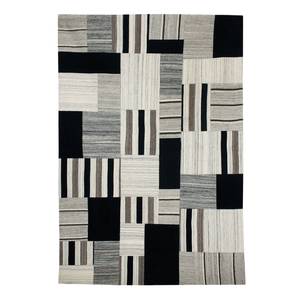 Kurzflorteppich Radical III Textil - Hellgrau / Anthrazit - Hellgrau / Anthrazit - 160 x 230 cm