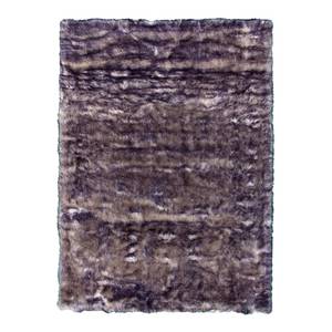 Tapis épais Crown Fibres synthétiques - Violet / Crème - 160 x 230 cm