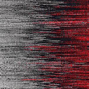 Tapis Move Fibres synthétiques - Gris / Rouge - 160 x 230 cm