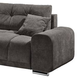 Canapé convertible Mimet Microfibre - Microfibre Ranu: Gris minéral