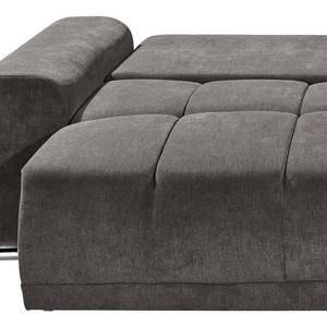 Canapé convertible Mimet Microfibre - Microfibre Ranu: Gris minéral