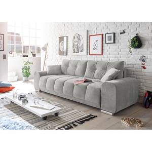 Schlafsofa Mimet Microfaser - Microfaser Ranu: Silber