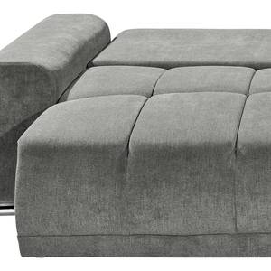 Canapé convertible Mimet Microfibre - Microfibre Ranu: Gris foncé