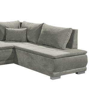 Ecksofa Gillen Microfaser - Grau