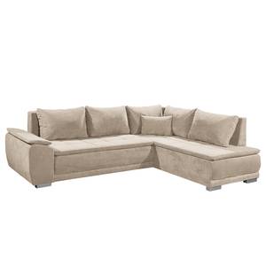 Ecksofa Gillen Microfaser - Sand