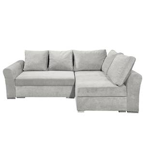 Ecksofa Cassino Microfaser - Microfaser Ranu: Silber