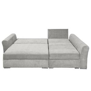 Ecksofa Cassino Microfaser - Microfaser Ranu: Silber