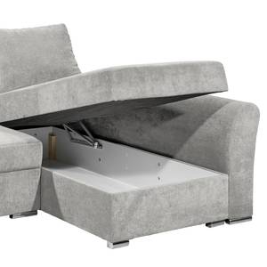 Ecksofa Cassino Microfaser - Microfaser Ranu: Silber