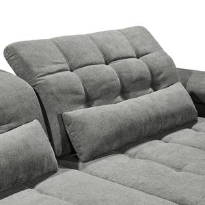 Ecksofa Lilyfield Microfaser - Microfaser Ranu: Dunkelgrau