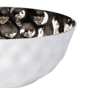 Schale White Shiny Aluminium - Silber - Breite: 22 cm