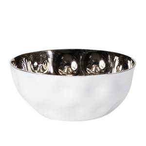 Schale White Shiny Aluminium - Silber - Breite: 10 cm