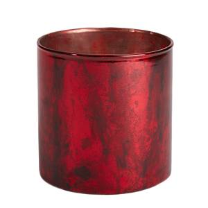 Windlicht Zylinder Pontos III Glas - Rot