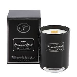 Bougie parfumée Hampstead Heath Verre - Noir -250 g
