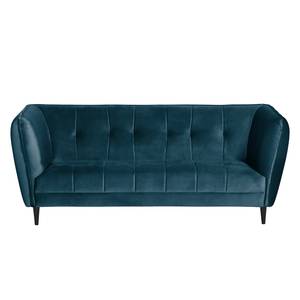 Sofa Sealy (3-Sitzer) Samt - Dunkelblau