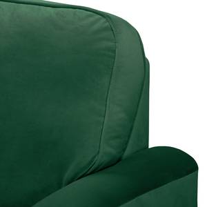 2-Sitzer Sofa Bethania mit Rollen Samt Pauno: Dunkelgrün