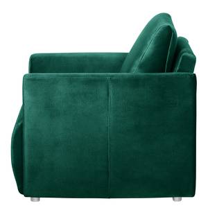 Fauteuil Thrall II fluweel - Antiek groen