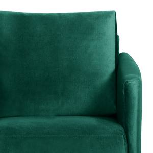 Fauteuil Thrall II fluweel - Antiek groen