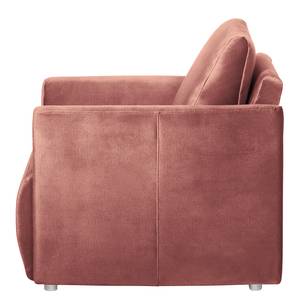 Fauteuil Thrall II Velours - Rose vieilli