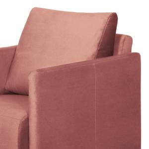 Fauteuil Thrall II Velours - Rose vieilli