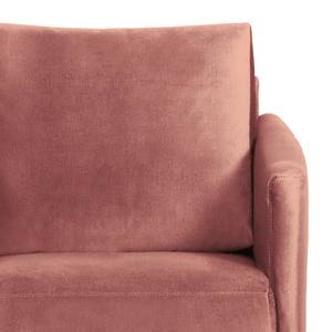 Fauteuil Thrall II Velours - Rose vieilli