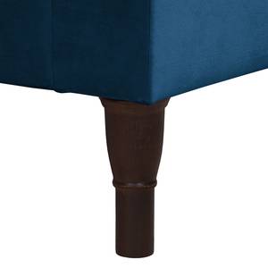 3-Sitzer Sofa Bethania mit Rollen Samt - Samt Pauno: Blau