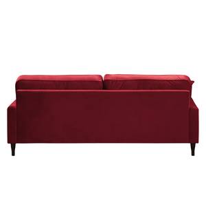 3-Sitzer Sofa Bethania mit Rollen Samt - Bordeaux