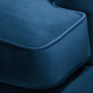 2-Sitzer Sofa Bethania mit Rollen Samt Pauno: Blau