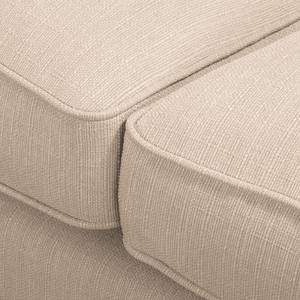 3-Sitzer Sofa Bethania mit Rollen Samt - Creme