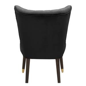 Fauteuil Sunlands Velours - Noir