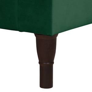 Fauteuil Bethania avec roulettes Velours Pauno: Vert foncé