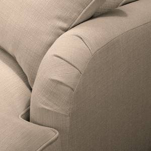 3-Sitzer Sofa Bethania mit Rollen Webstoff - Webstoff Polia: Cappuccino