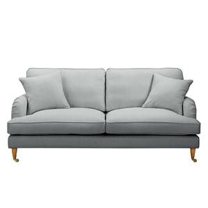 2-Sitzer Sofa Bethania mit Rollen Webstoff Polia: Platin