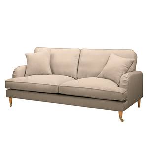 2-Sitzer Sofa Bethania mit Rollen Webstoff Polia: Cappuccino