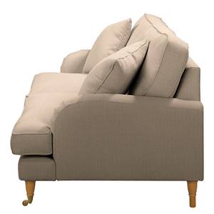 2-Sitzer Sofa Bethania mit Rollen Webstoff Polia: Cappuccino