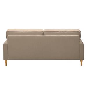 2-Sitzer Sofa Bethania mit Rollen Webstoff Polia: Cappuccino