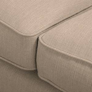 2-Sitzer Sofa Bethania mit Rollen Webstoff Polia: Cappuccino