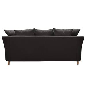 Ecksofa Pavones Webstoff - Anthrazit - Longchair davorstehend rechts