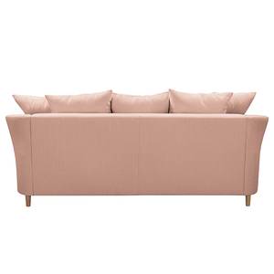 Ecksofa Pavones Webstoff - Pastellapricot - Longchair davorstehend rechts