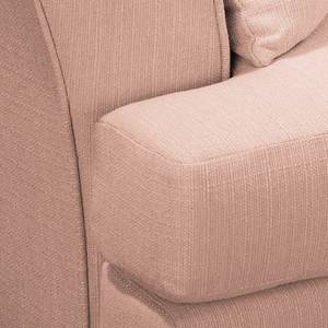 Ecksofa Pavones Webstoff - Pastellapricot - Longchair davorstehend rechts