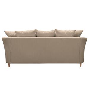 Ecksofa Pavones Webstoff - Cappuccino - Longchair davorstehend rechts