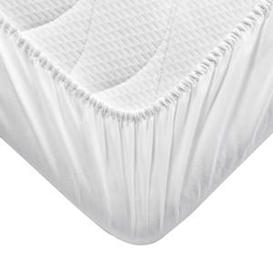 Matratzenauflage Monte Real Baumwollstoff - Weiß - 180 x 200 cm