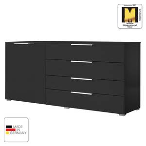 Commode 20UP II Noir mat - Largeur : 182 cm