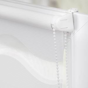 Store enrouleur Welle Tissu - Blanc - Blanc - 60 x 150 cm